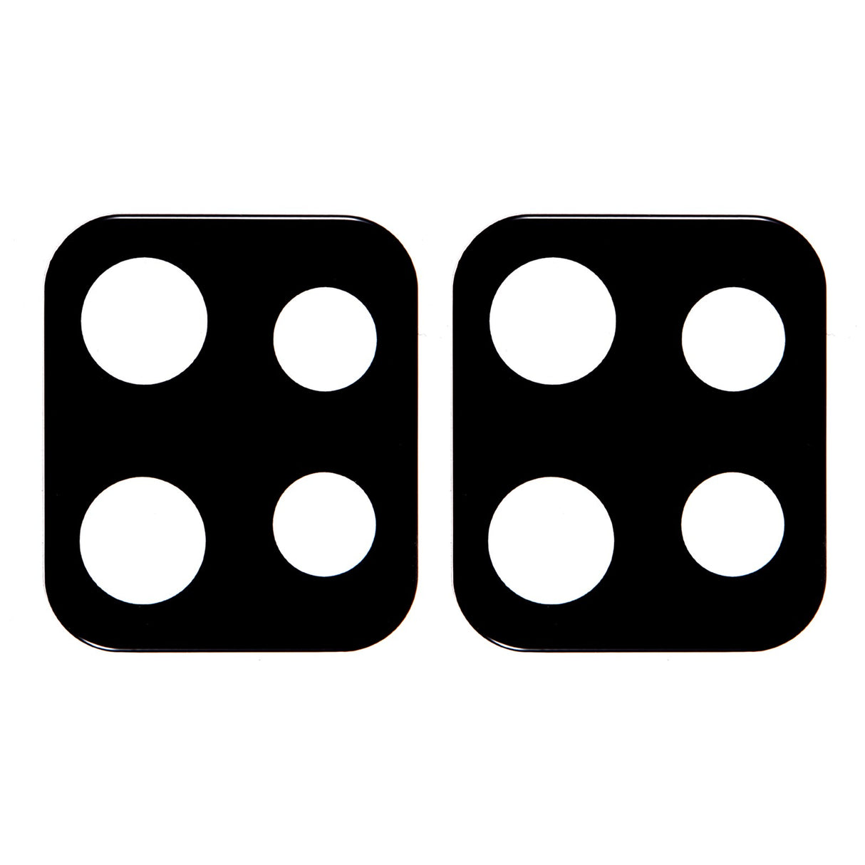 Motorola Edge 50 Neo 5G - Kameralinse Hærdet Beskyttelsesglas - 2 stk. - Sort