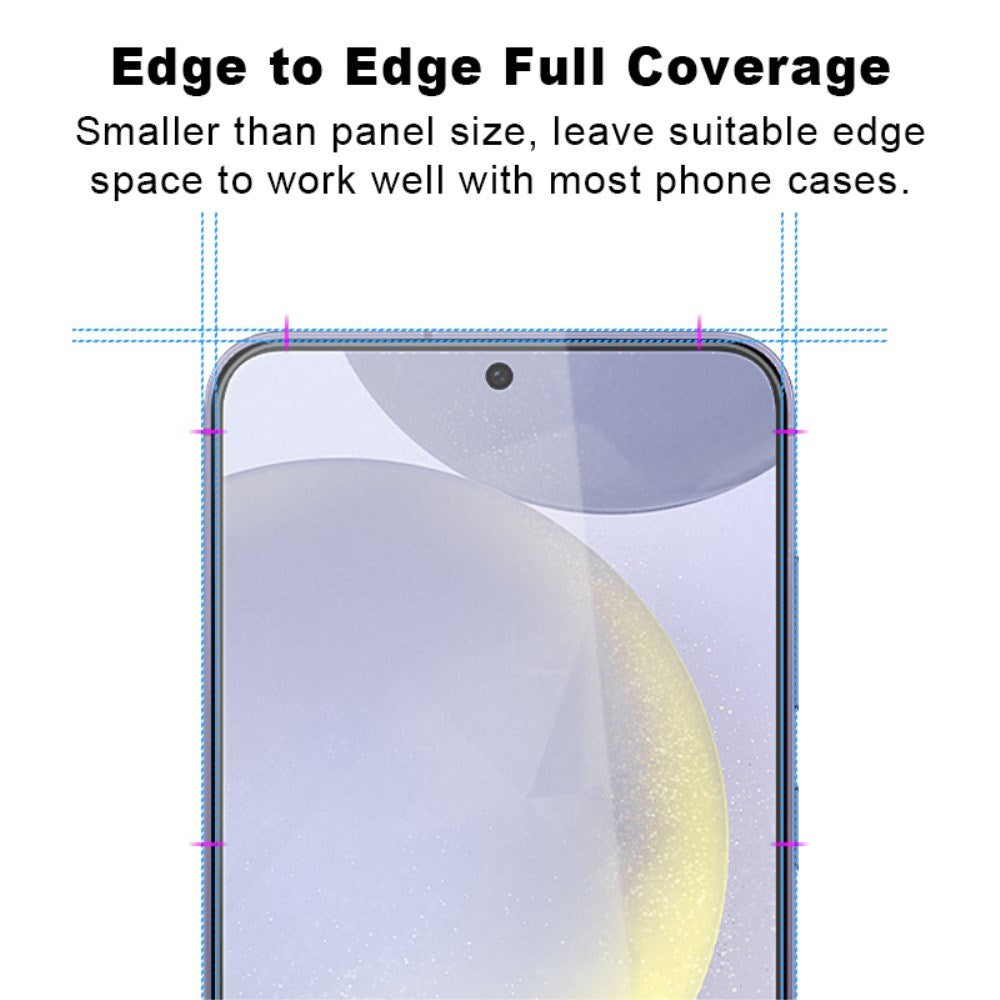 Skærmbeskyttelsesglas - Samsung Galaxy S25 - Gennemsigtig