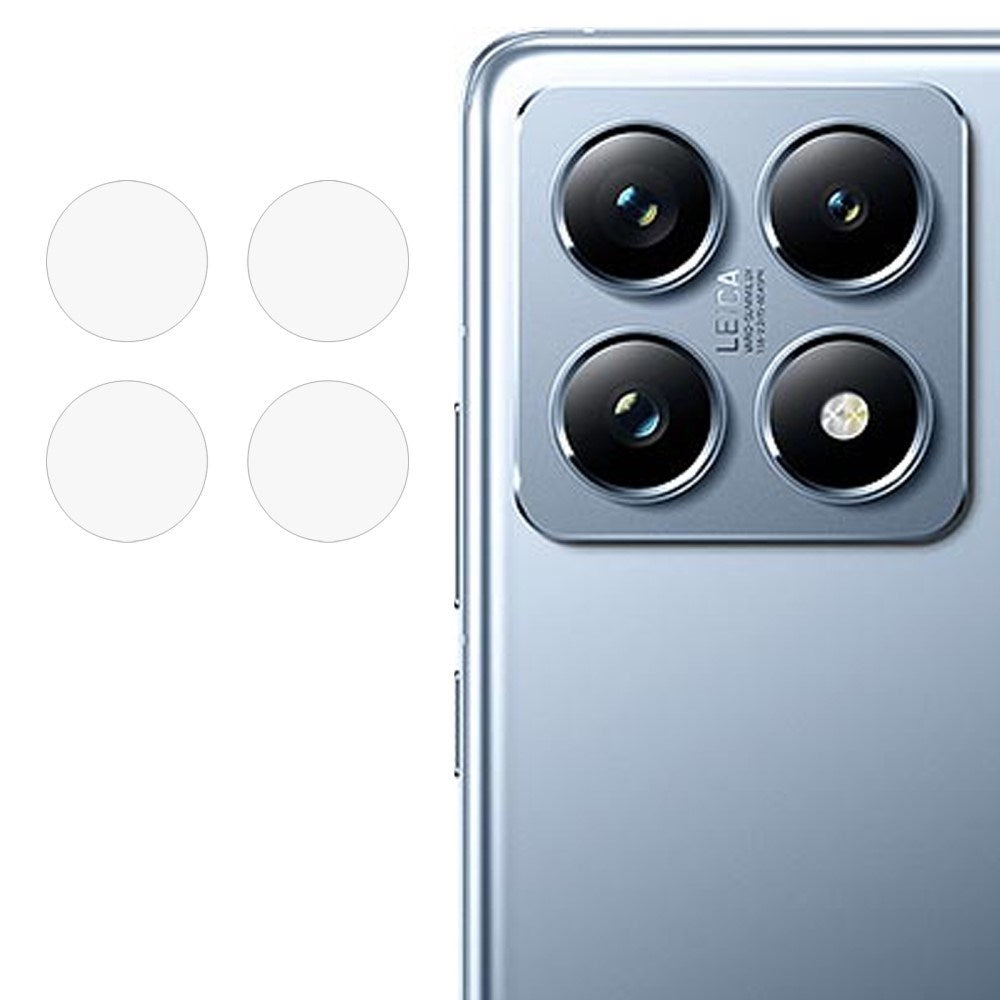 Hærdet Kameralinsebeskyttelsesglas - Xiaomi 14T Pro - Gennemsigtig