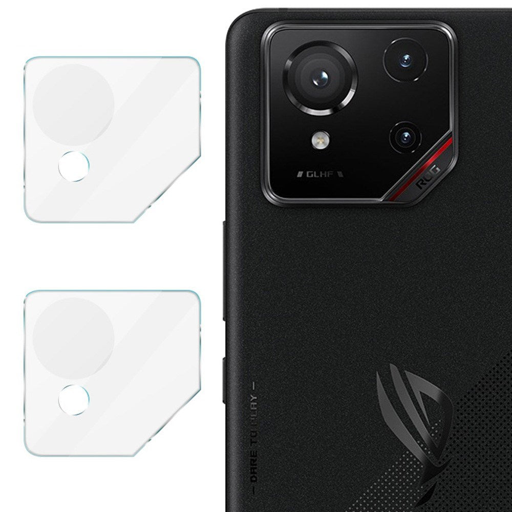 Asus ROG Phone 9 (5G) / 9 Pro (5G) - Hærdet Kameralinsebeskyttelsesglas - 2 stk - Gennemsigtig
