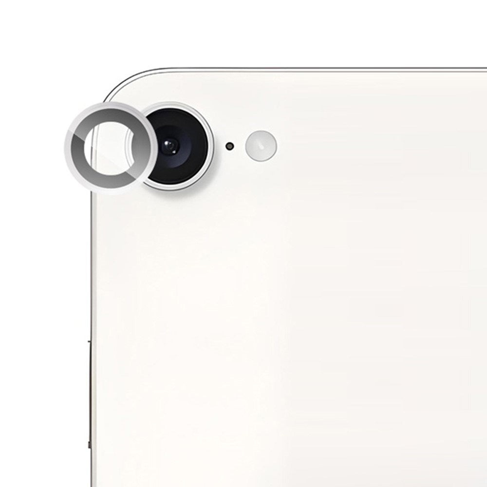 RURIHAI iPhone 17e / 16e Hærdet Linsebeskyttelsesglas - Sølv