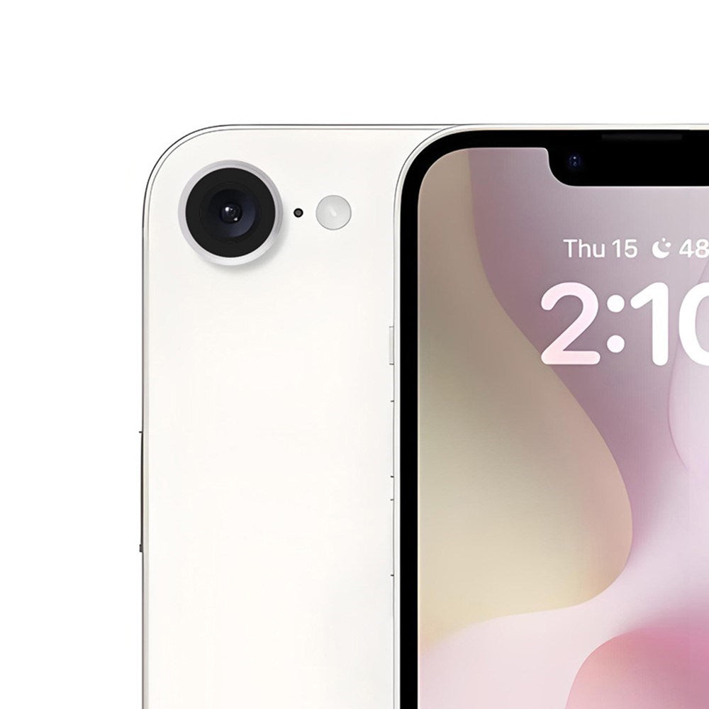 RURIHAI iPhone 17e / 16e Hærdet Linsebeskyttelsesglas - Sølv