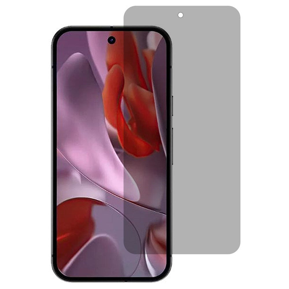 Hærdet Skærmbeskyttelsesglas til Google Pixel 9a - Full Fit - Privacy Funktion - Gennemsigtig