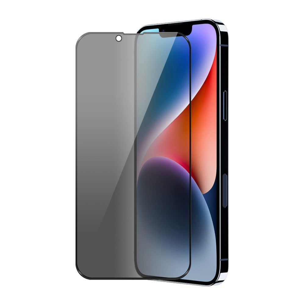 ENKAY iPhone 17e / 16e Hærdet Skærmbeskyttelsesglas m. Privacy Funktion - Gennemsigtig