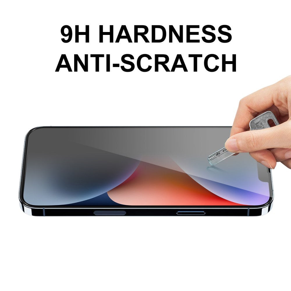 ENKAY iPhone 17e / 16e Hærdet Skærmbeskyttelsesglas m. Privacy Funktion - Gennemsigtig