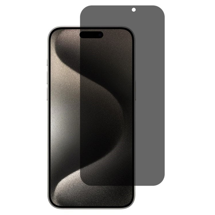 iPhone 17 - Hærdet Skærmbeskyttelsesglas - Privacy Funktion - Gennemsigtig