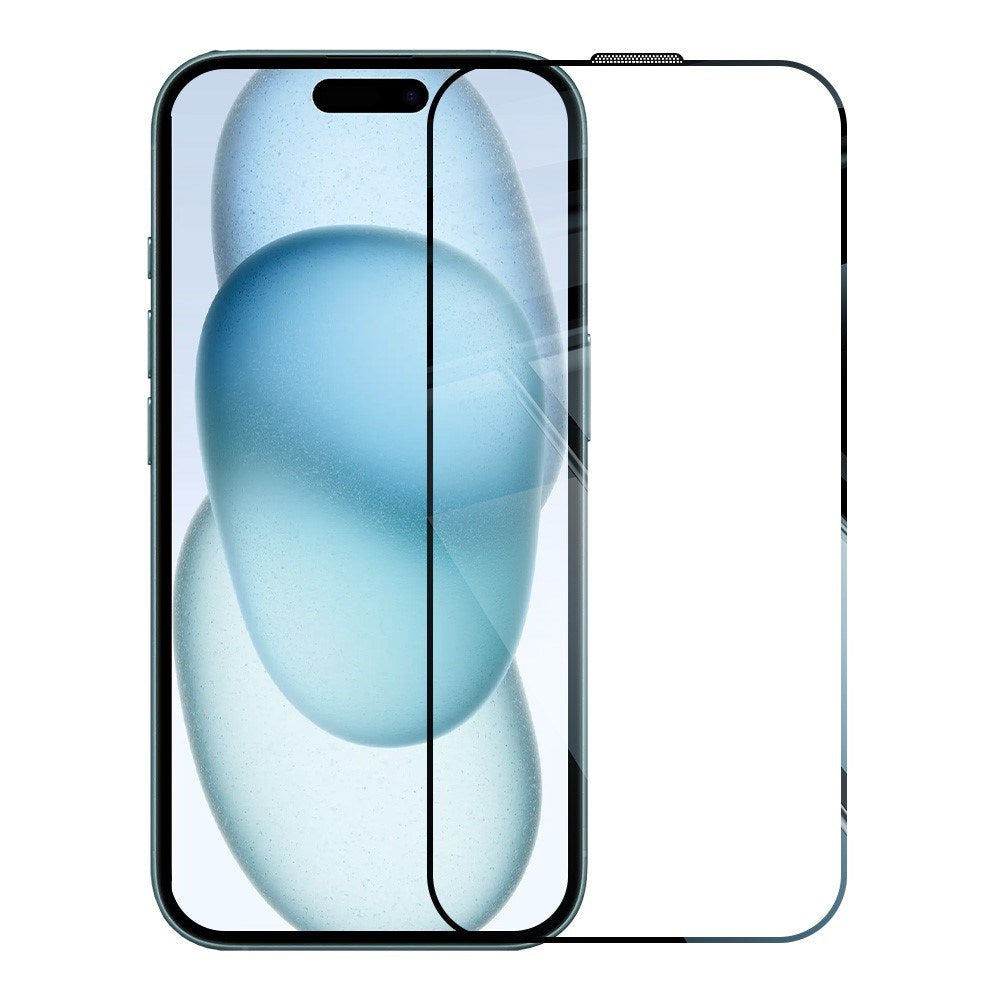 RURIHAI - iPhone 15 - 2-i-1 Beskyttelsessæt - Gennemsigtig