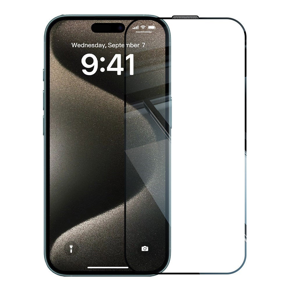 RURIHAI - iPhone 15 Pro - 2-i-1 Beskyttelsessæt - Gennemsigtig