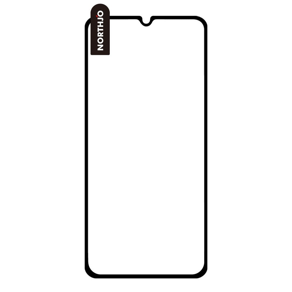 Samsung Galaxy A17 (5G) / A26 (5G) - NORTHJO Skærmbeskyttelsesglas - Gennemsigtig / Sort Kant