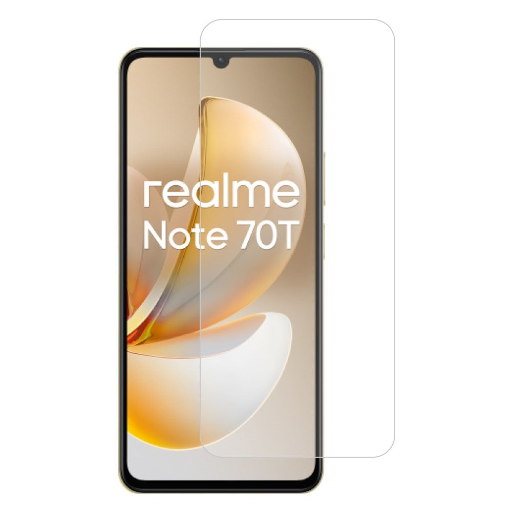 Realme Note 70T Hærdet Skærmglas - Gennemsigtig