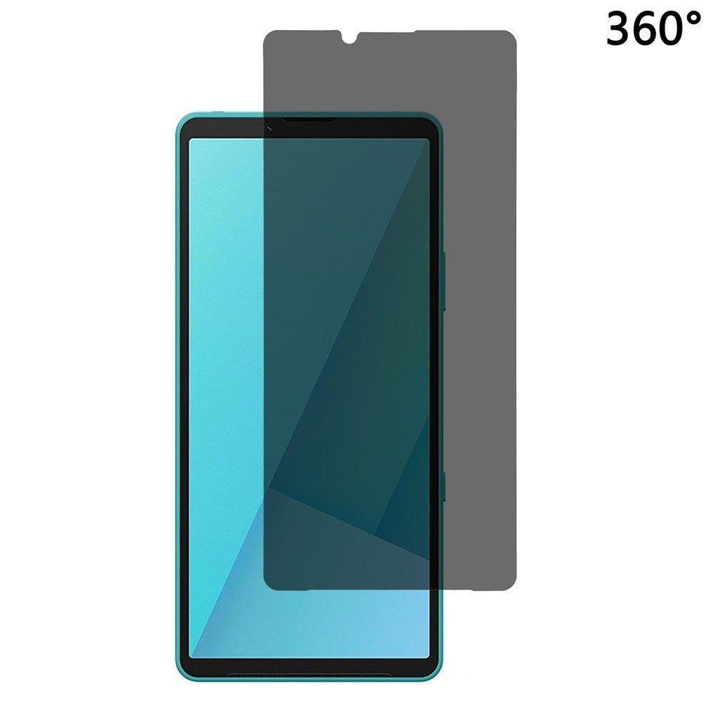 Sony Xperia 10 VII Skærmbeskyttelsesglas - Privacy Funktion - Gennemsigtig