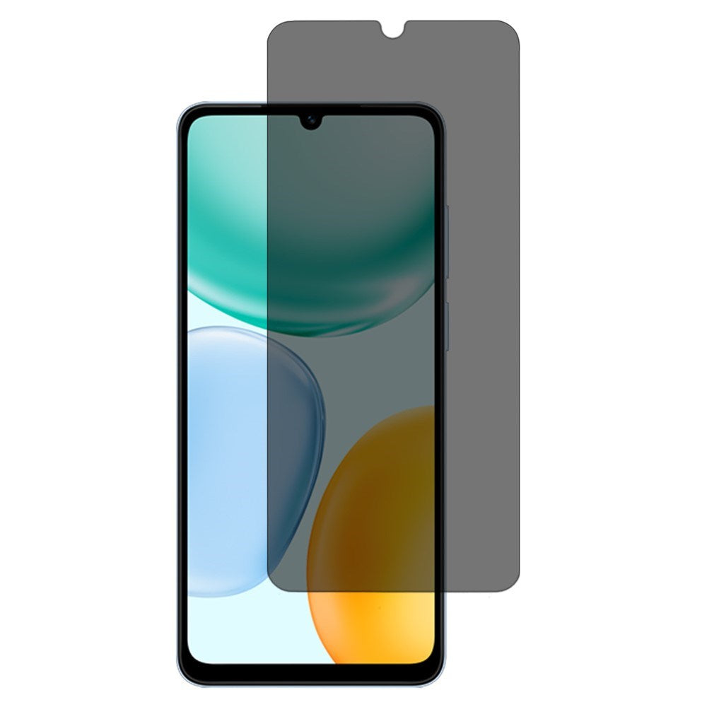 Honor X5c Plus Beskyttelsesglas m. Privacy Funktion - Gennemsigtig
