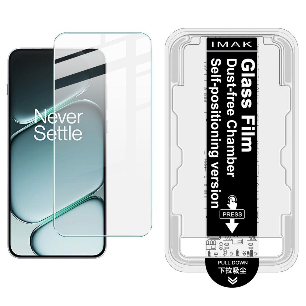 IMAK OnePlus 15R Skærmbeskyttelsesglas - Installationsramme - Gennemsigtig