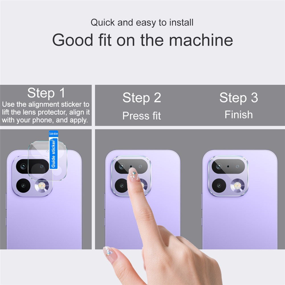 Realme 16 Pro IMAK Kameralinseglas - Gennemsigtig