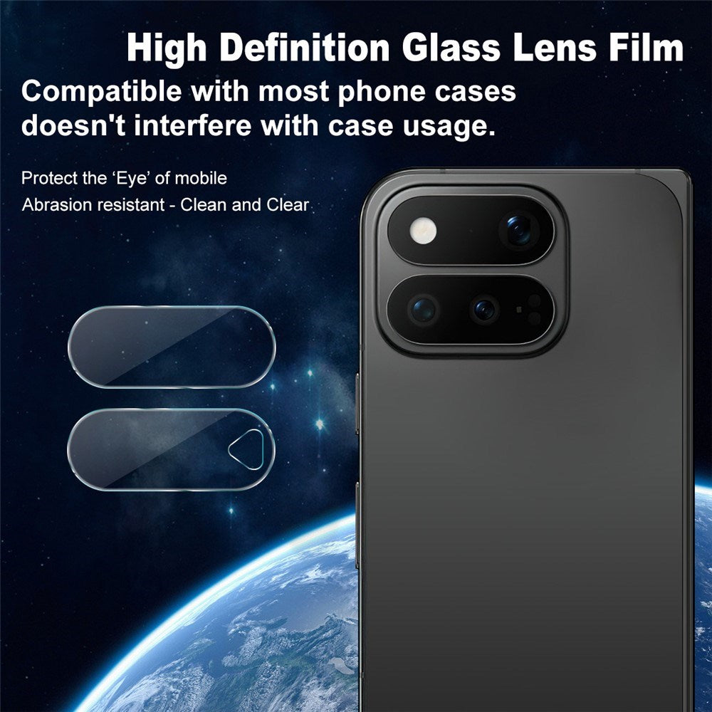 Google Pixel 11 Pro Fold IMAK Glas til Kameralinse - Gennemsigtig