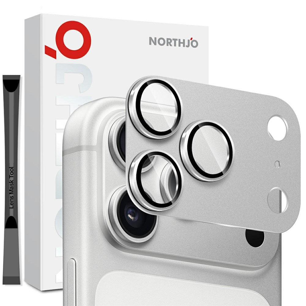 iPhone 18 Pro NORTHJO Beskyttelsesglas til Kamera - Grå