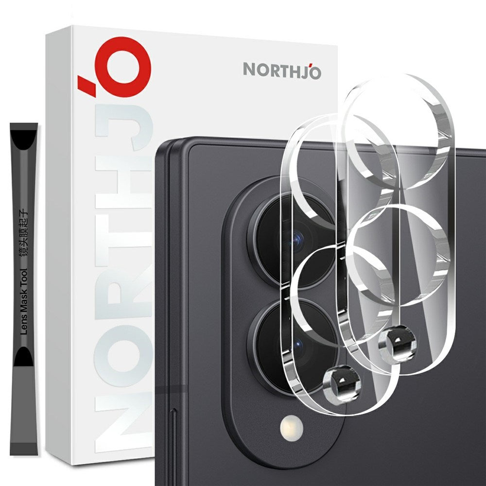 Samsung Galaxy Z Fold8 NORTHJO Hærdet Kameralinseglas - 2 stk - Gennemsigtig