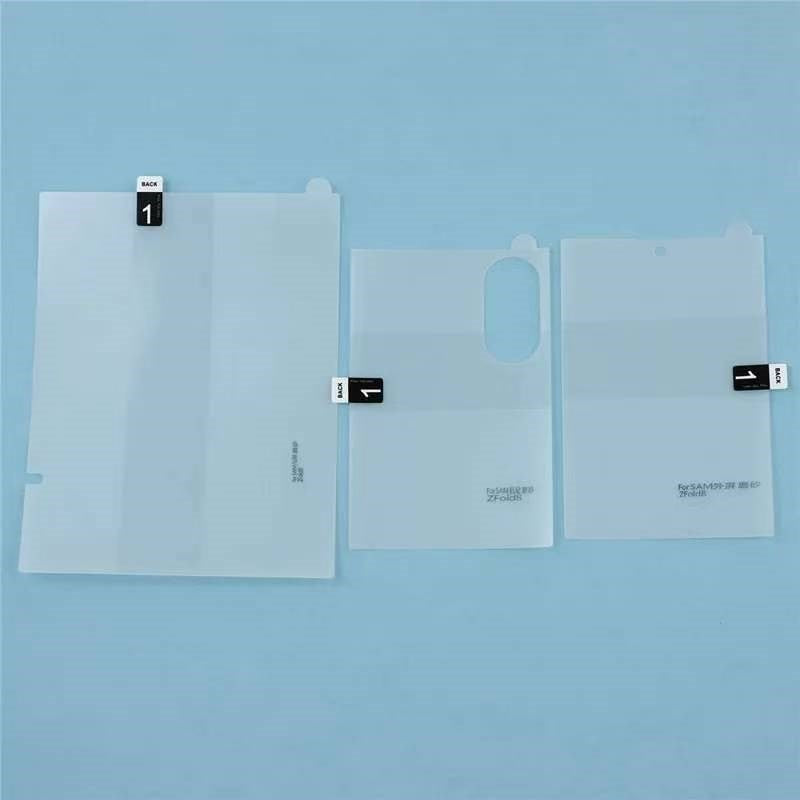 Samsung Galaxy Z Fold8 Beskyttelsesfilm - 3 Dele - Gennemsigtig