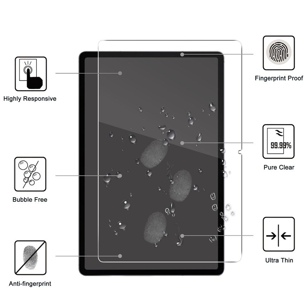 Samsung Galaxy Tab S12+ (Plus) WANLONFENG 2.5D Beskyttelsesglas - Gennemsigtig
