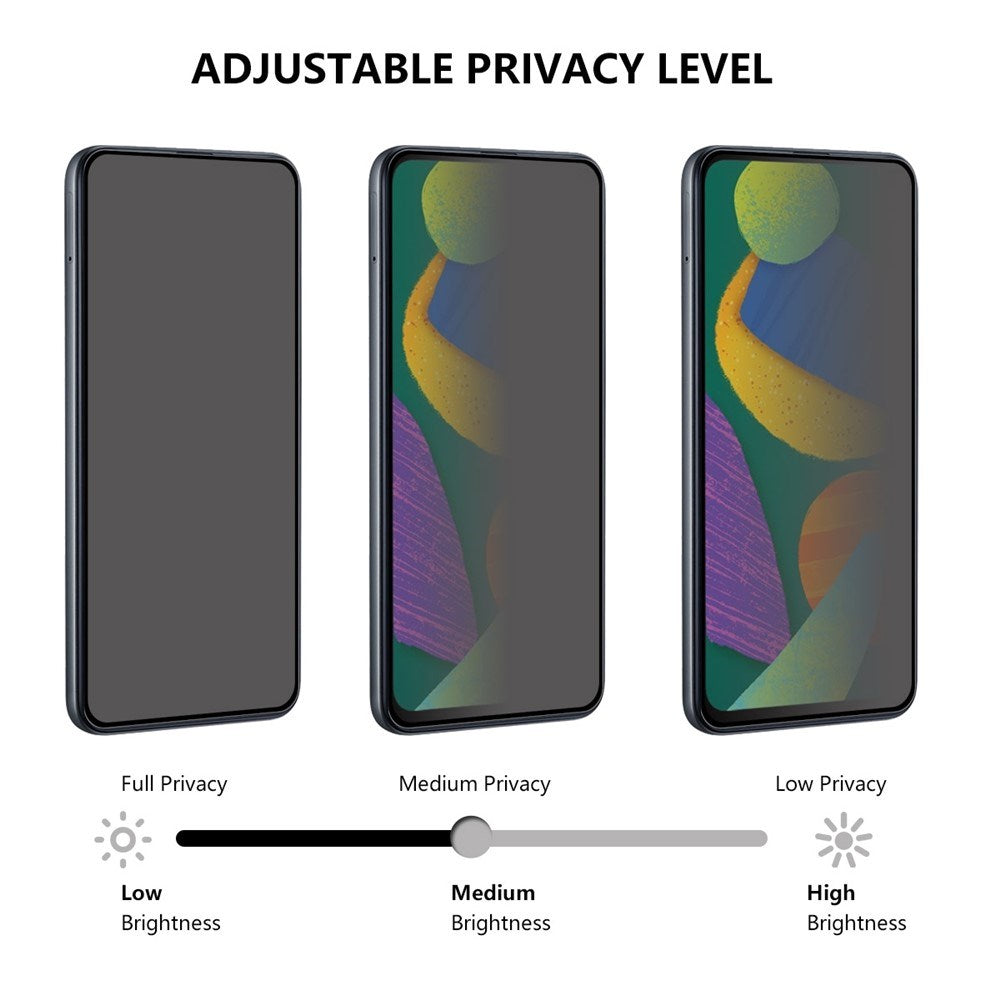 iPhone 18 Pro Privacy Skærmbeskyttelse i Hærdet Glas - Gennemsigtig