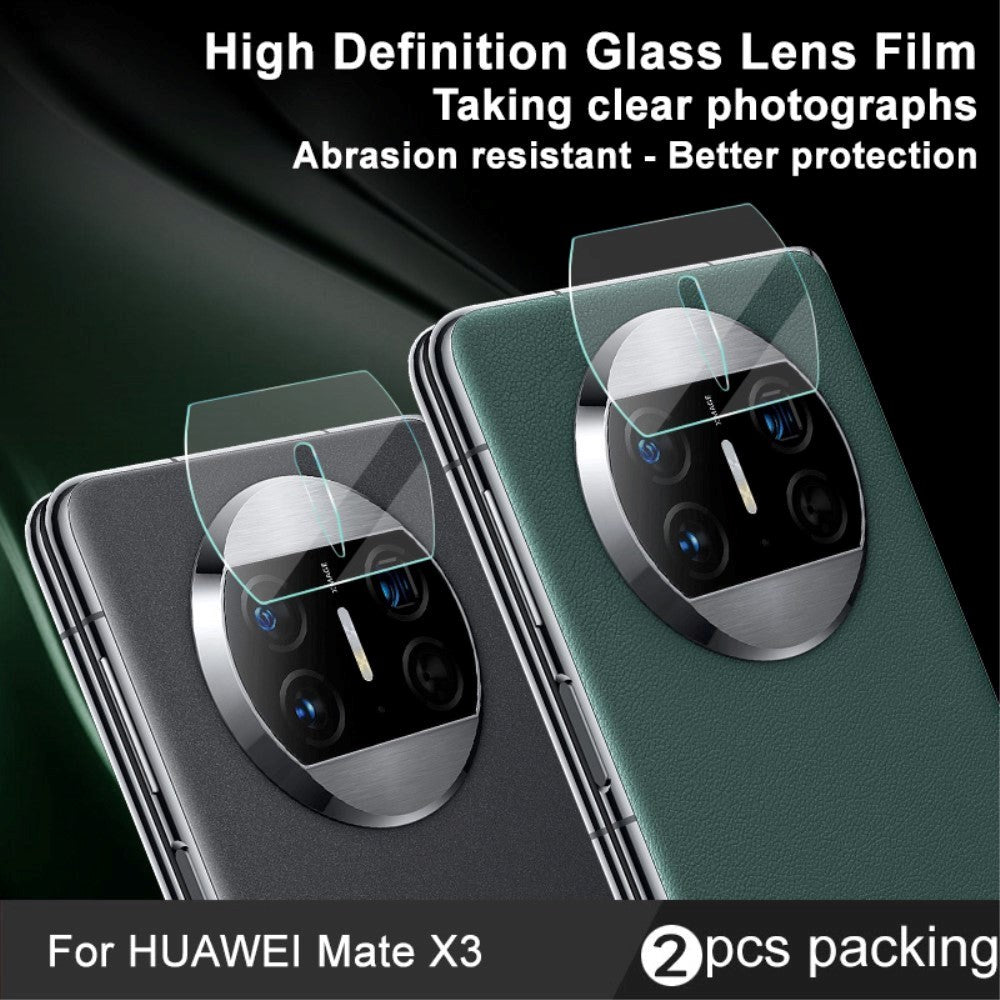 Huawei Mate X3 IMAK Kameralinse Beskyttelsesglas - Gennemsigtig (2 stk.)
