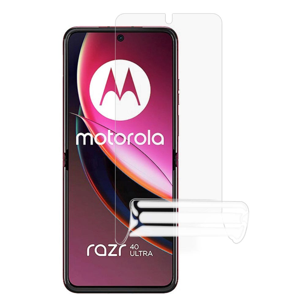 Motorola Razr 40 / 40 Ultra Beskyttelsesfilm - Skærmbeskyttelse - Gennemsigtig