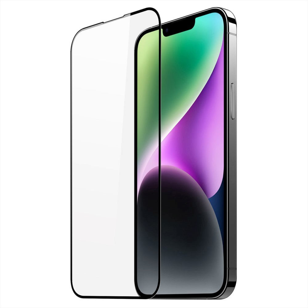 iPhone 15 Dux Ducis Skærmbeskyttelse - Full-Fit - Sort Kant
