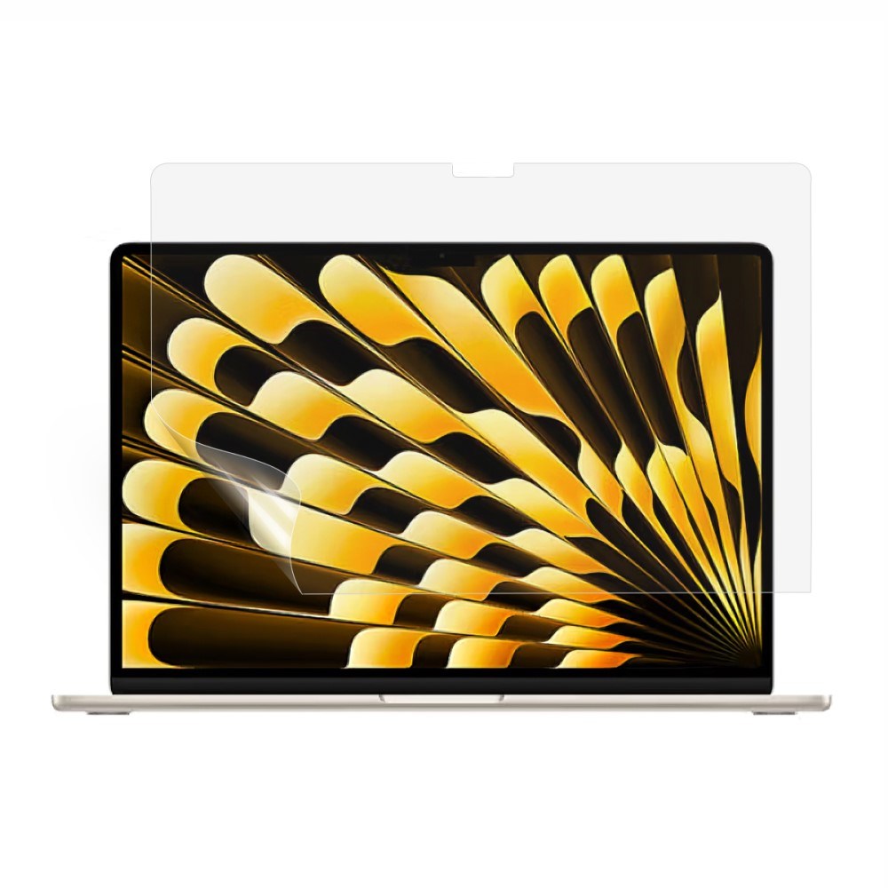 MacBook Air 15" M2/M3/M4 (2023-2025) - Beskyttelsesfilm - Gennemsigtig