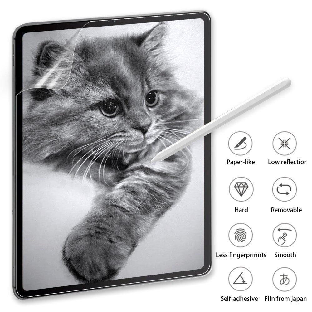 Samsung Galaxy Tab S10 FE / S9 FE Plastik Beskyttelsesfilm - Gennemsigtig