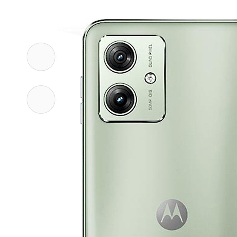 Motorola Moto G54 Plastik Beskyttelse til Kameralinse - Gennemsigtig
