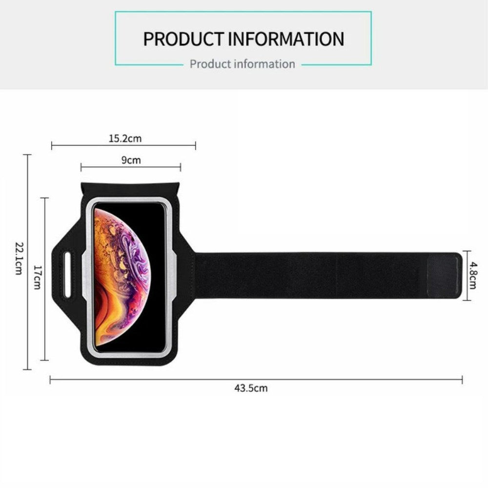 Løbearmbånd til Mobil - Lomme og Reflekser (Maks. Mobil: 90 x 170 mm) - Lyserød