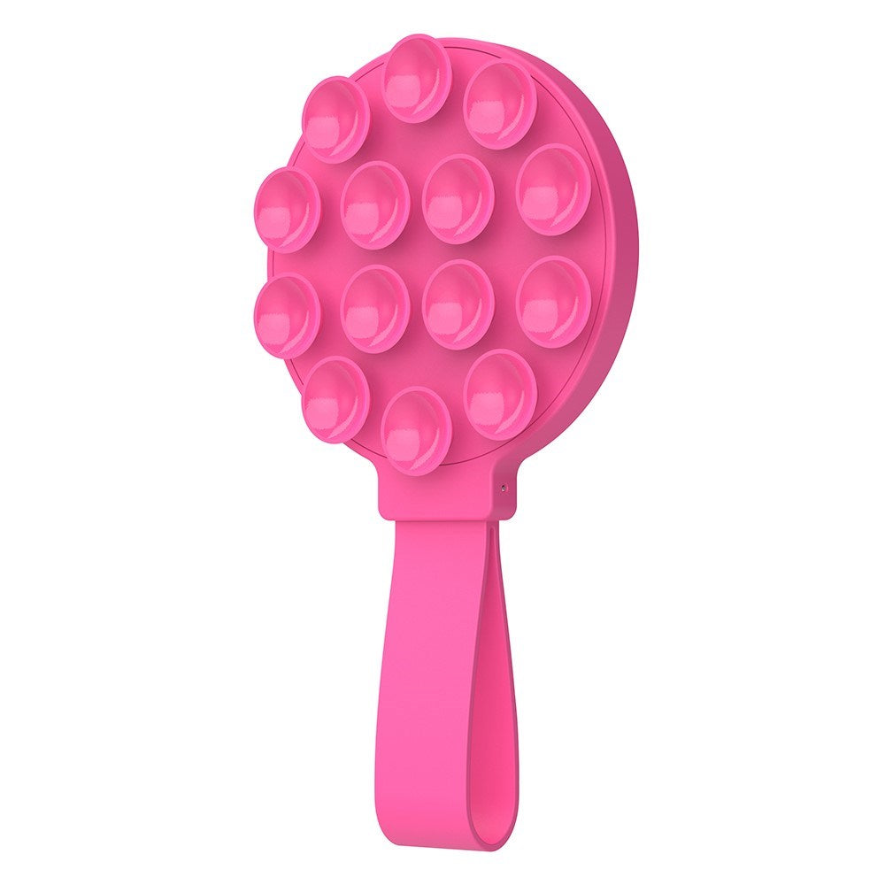 Silikone Sugekop Mobilholder m. Strop- MagSafe Kompatibel - Pink