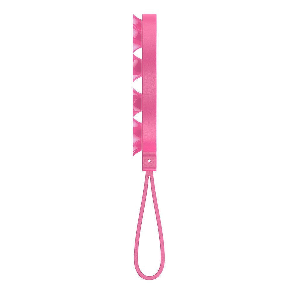 Silikone Sugekop Mobilholder m. Strop- MagSafe Kompatibel - Pink
