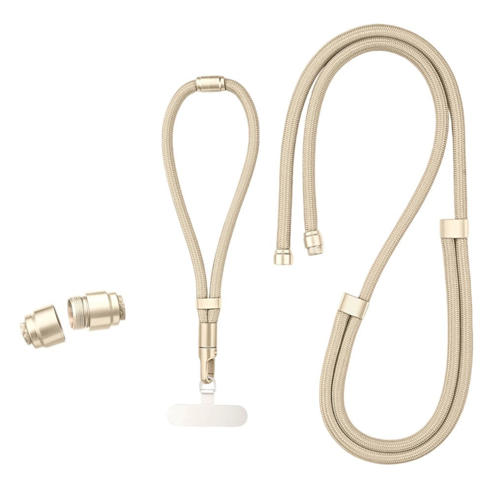 3-i-1 Nylon Strop til Mobil - Beige