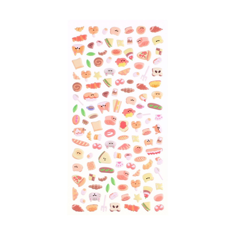 Mini 3D Bubble Foam Stickers - Mobil / Kameraudsnit - Blandet Mad