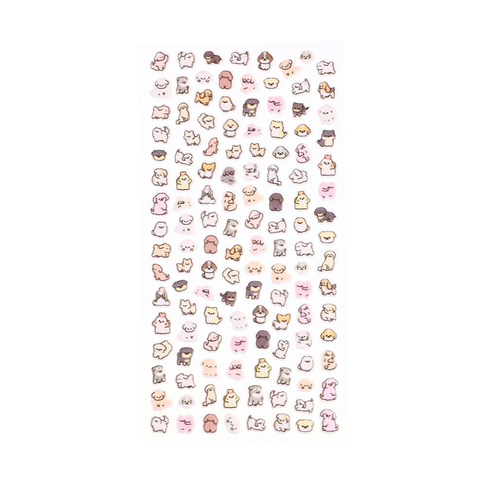 Mini 3D Bubble Foam Stickers - Mobil / Kameraudsnit - Små Hunde & Katte