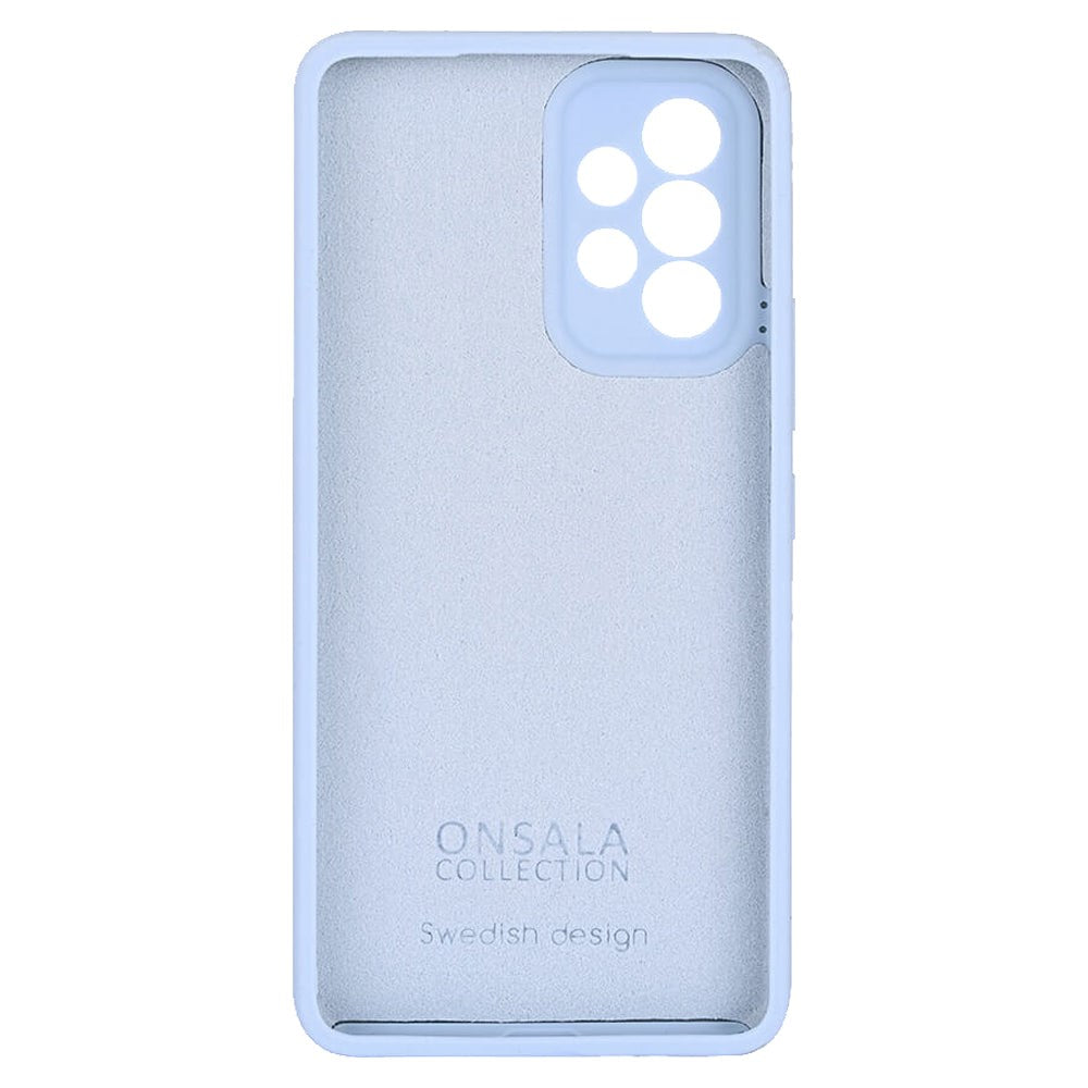 Samsung Galaxy A53 (5G) Onsala Collection Liquid Silikone Bagside Cover - Light Blue