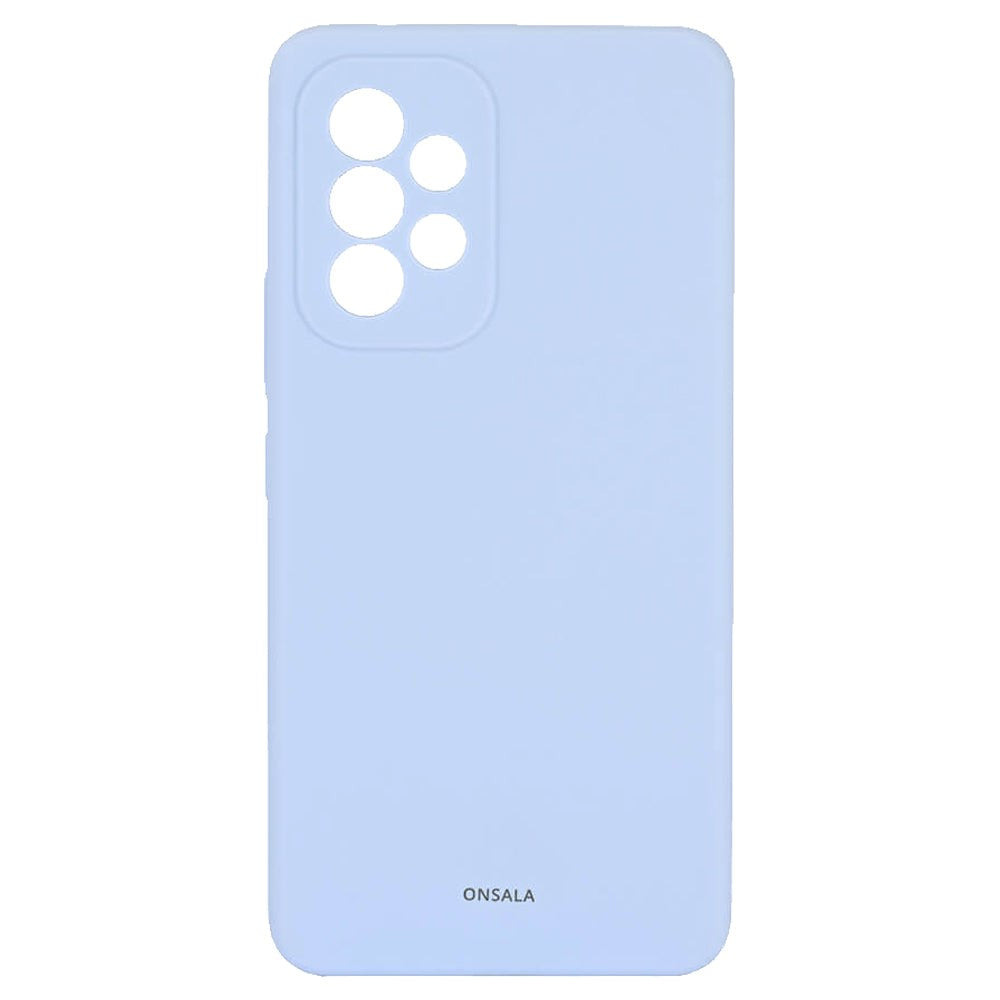 Samsung Galaxy A53 (5G) Onsala Collection Liquid Silikone Bagside Cover - Light Blue