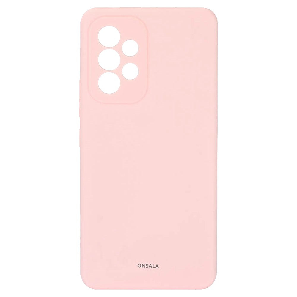 Samsung Galaxy A53 (5G) Onsala Collection Liquid Silikone Bagside Cover - Chalk Pink