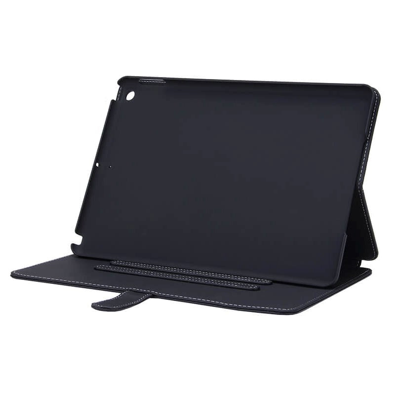 iPad 10.2 (2021 / 2020 / 2019) - Onsala Collection Ægte Læder Cover - Sort