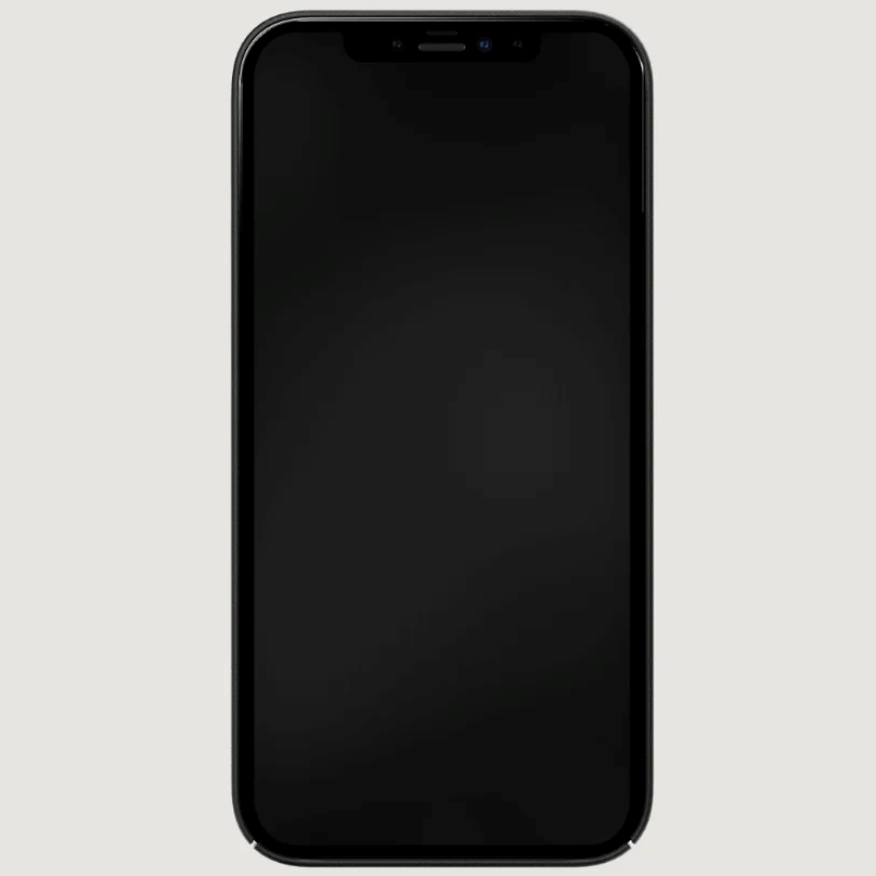 Nudient Thin Case V3 iPhone 13 Bagside Cover - Ink Black