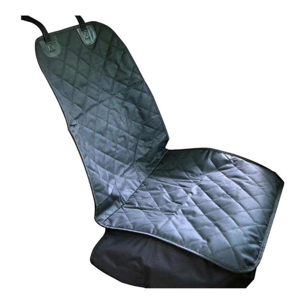 Bilsædeovertræk m. Hundesele - Sort