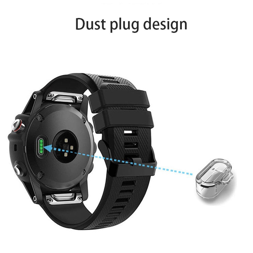 Støvbeskyttelsesprop til Garmin Forerunner 955 / 255 / 255S - Gennemsigtig