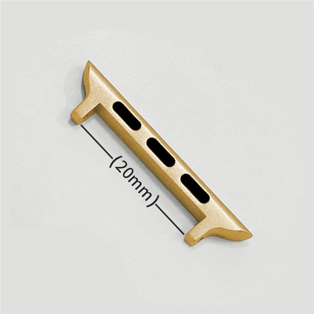 Apple Watch (38/40/SE/41/42mm) Adapter til Urrem - 20mm - Gold