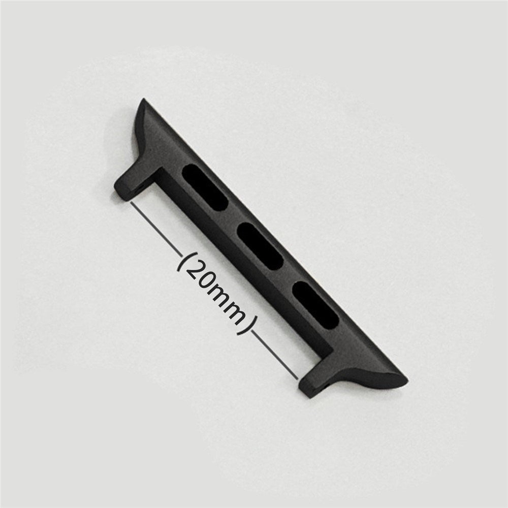 Apple Watch (38/40/SE/41/42mm) Adapter til Urrem - 20mm - Black
