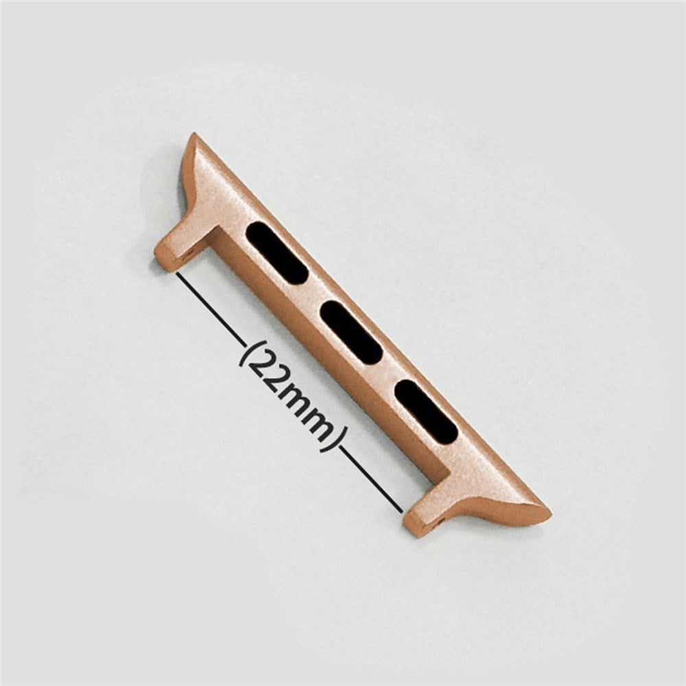 Apple Watch (42/44/SE/45/46/49mm) Adapter til Urrem - 22mm - Rose Gold