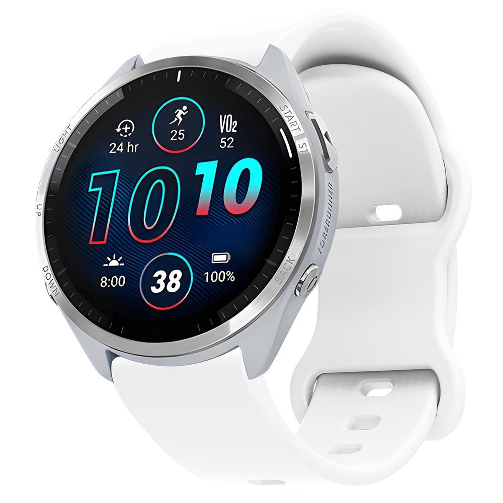 EIDERWOOD (18mm) Universal Silikone Rem - Hvid