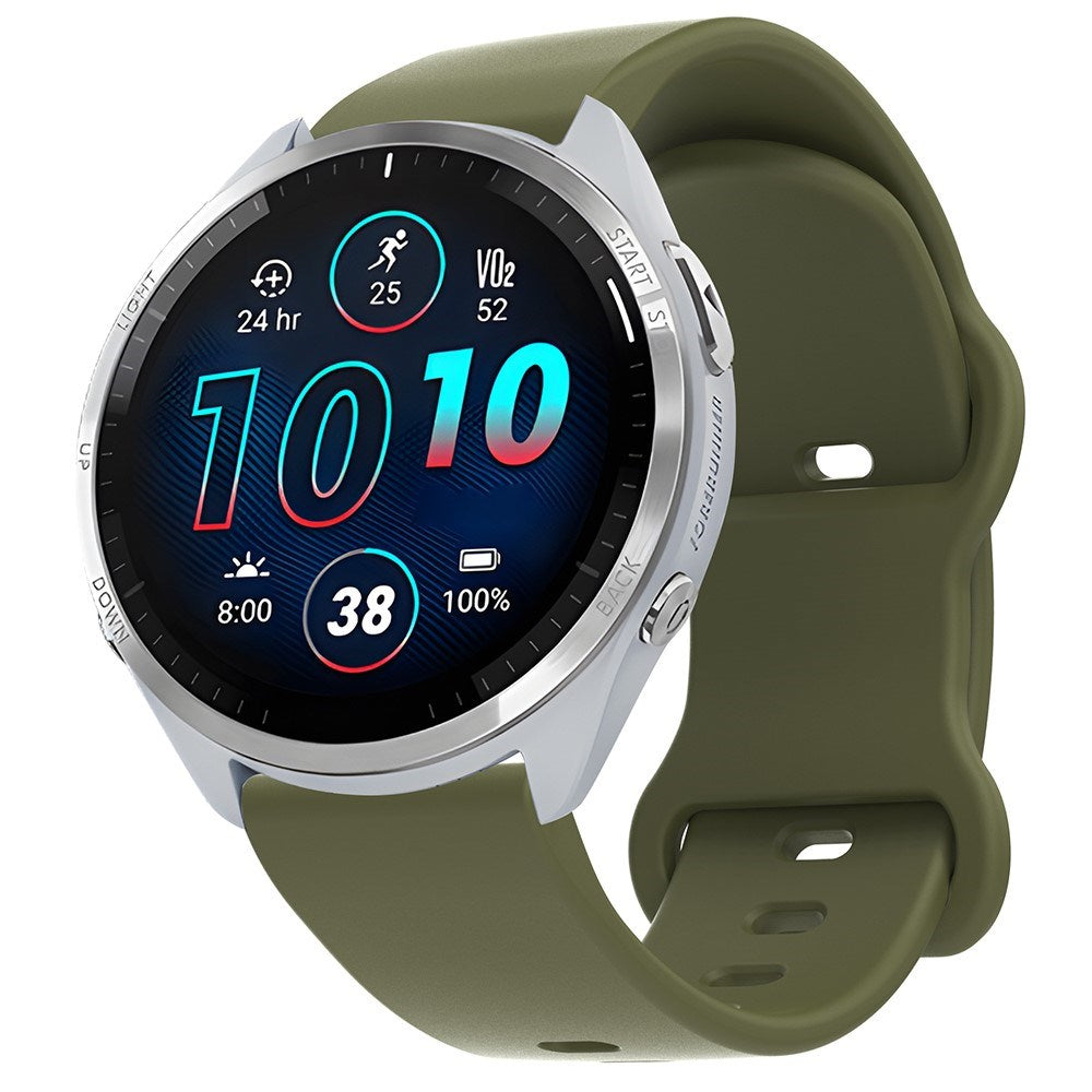 EIDERWOOD (18mm) Universal Silikone Rem - Grøn