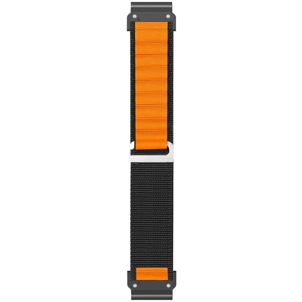 Universal Garmin Rem 26mm - Nylon - Sort / Orange