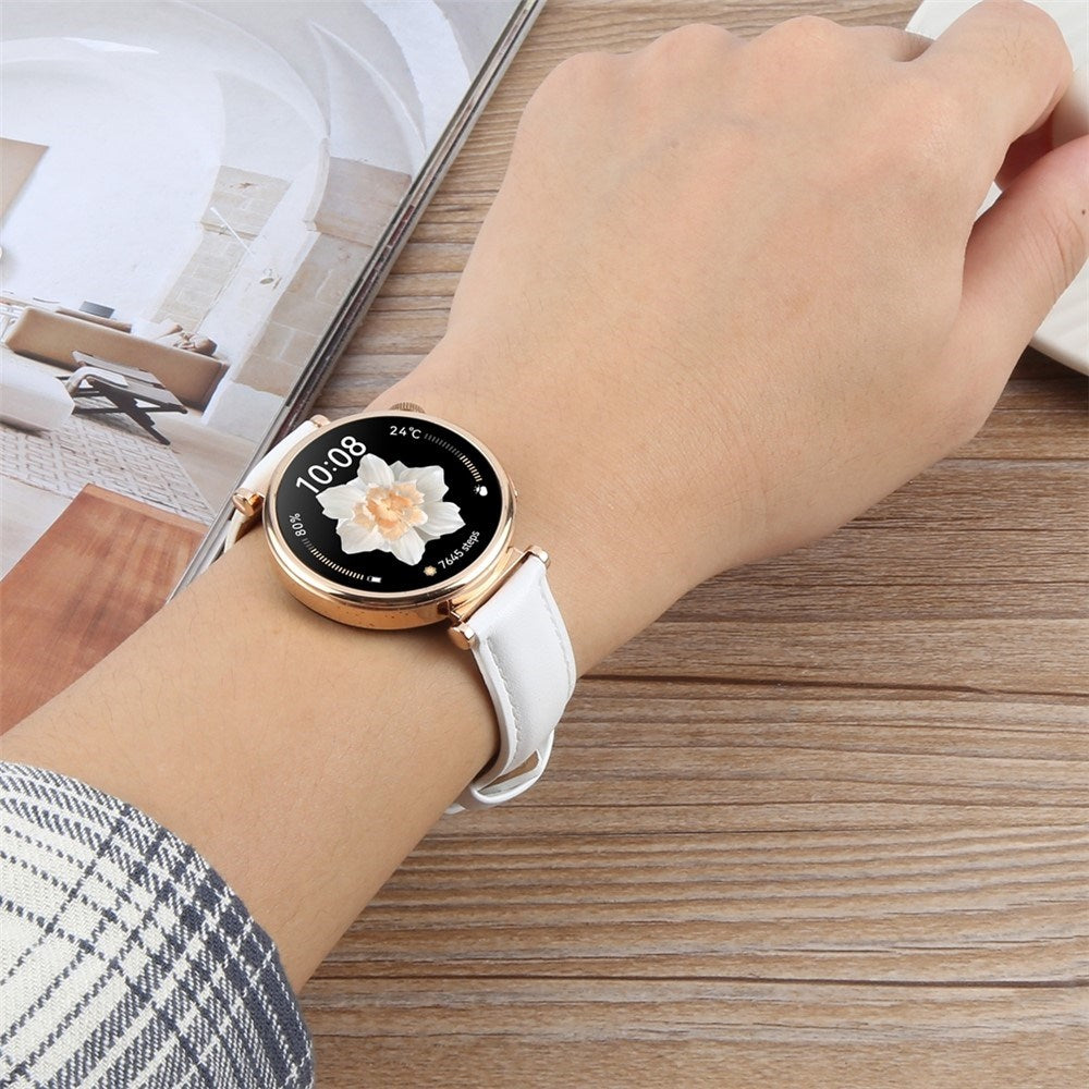 EIDERWOOD Universal 18mm Smartwatch Læder Urrem - Brun